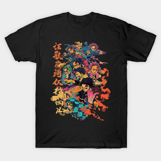 Demon Slayer Heroic Highlights T-Shirt by Chocolate Candies